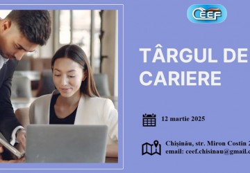 Târgul de Cariere la IP Centrul de Excelență în Economie și Finanțe – o oportunitate pentru viitor!