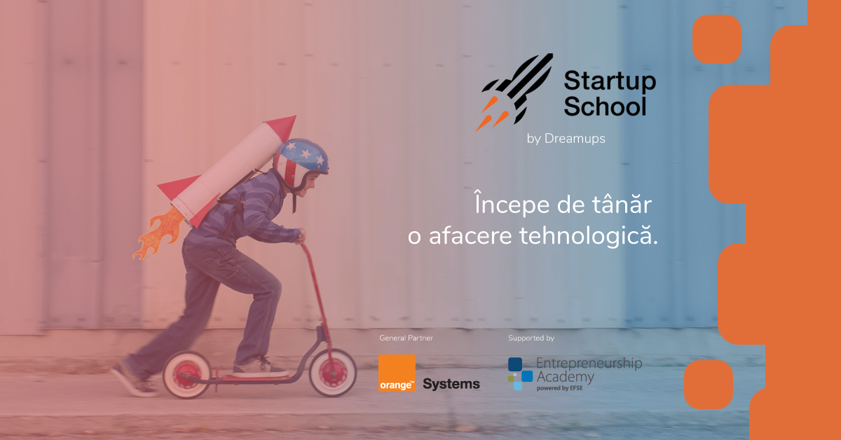 Dreamups dorește să susțină elevii cu referire la dezvoltarea Startup School, în mod special pentru cei ce studiază educația economică și antreprenorială. Image